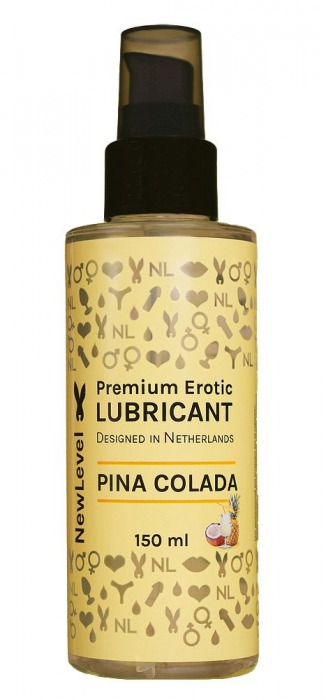Ароматизированный лубрикант на водной основе NewLevel Pina Colada - 150 мл. - NewLevel - купить с доставкой в Ессентуках