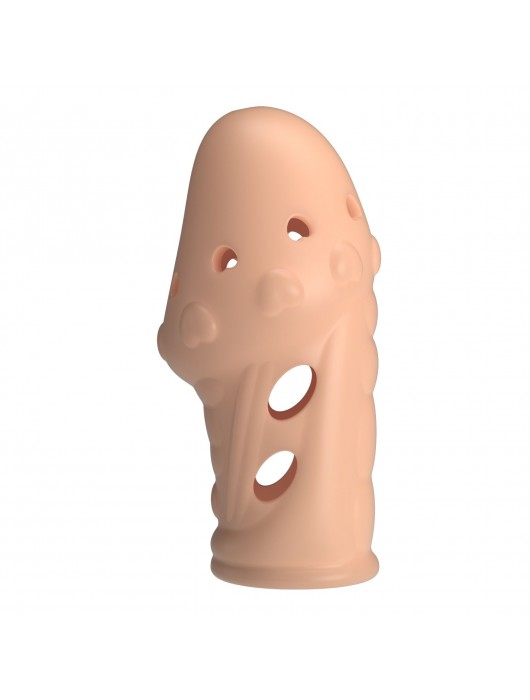 Телесная насадка на пенис Booker - 8 см. - Baile - в Ессентуках купить с доставкой