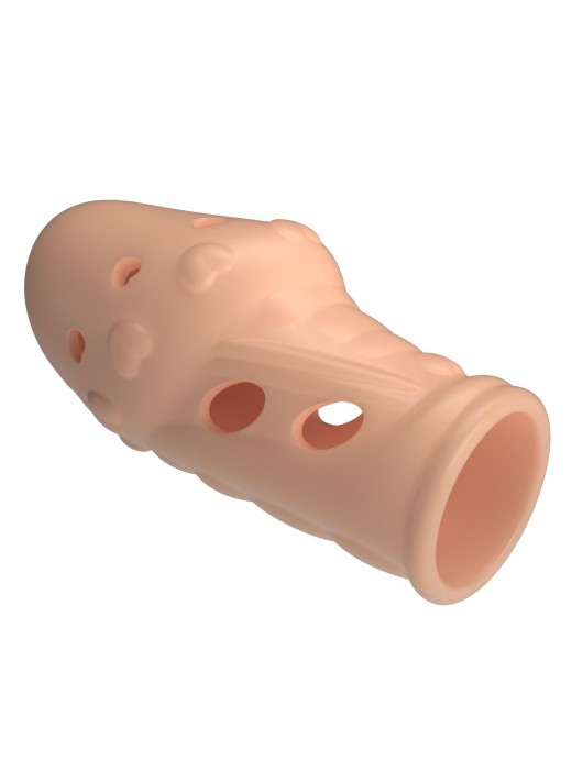 Телесная насадка на пенис Booker - 8 см. - Baile - в Ессентуках купить с доставкой