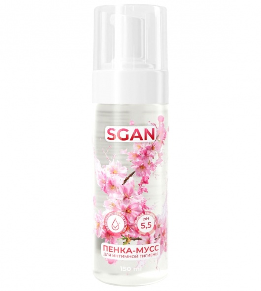 Пенка-мусс для интимной гигиены SGAN с пребиотиками - 150 мл. - SGAN - купить с доставкой в Ессентуках