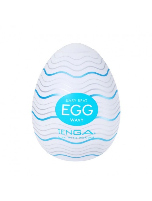 Мастурбатор-яйцо Tenga Egg Wavy - Tenga - в Ессентуках купить с доставкой