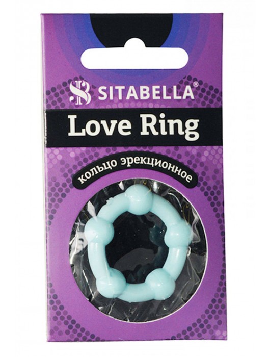 Цветное эрекционное кольцо Love Ring с бусинами - Sitabella - в Ессентуках купить с доставкой