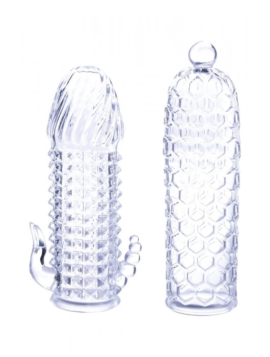 Набор из 2 прозрачных насадок на член Seductive Tickler Sleeves Set - NMC - в Ессентуках купить с доставкой