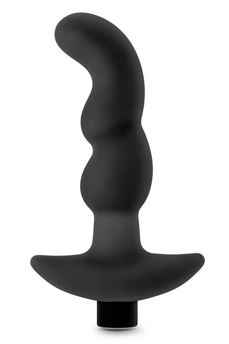 Черный вибромассажер простаты Prostate Massager 03 - 15,2 см. - Blush Novelties - в Ессентуках купить с доставкой