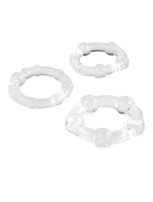 Набор из 3 эрекционных прозрачных колец - Boys of Toys - в Ессентуках купить с доставкой