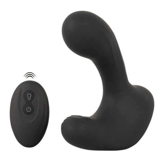 Черная анальная вибропробка с функцией расширения RC Butt Plug with 3 functions - Orion - в Ессентуках купить с доставкой