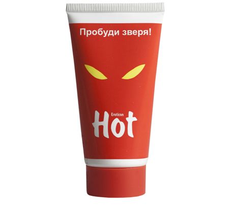 Возбуждающая гель-смазка HOT с женьшенем - 50 мл. - Eroticon - купить с доставкой в Ессентуках