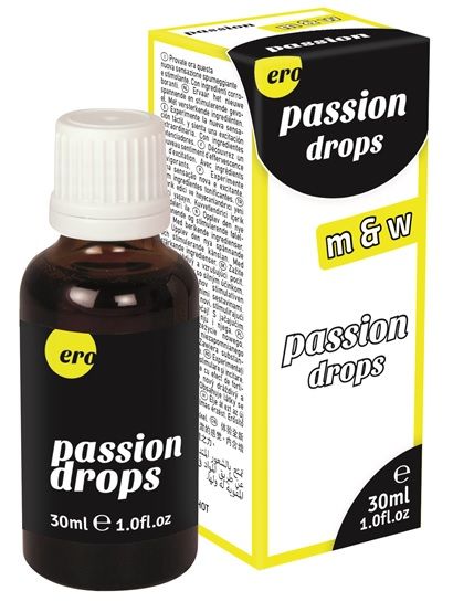 Возбуждающие капли для пар Passion drops M W - 30 мл. - Ero - купить с доставкой в Ессентуках