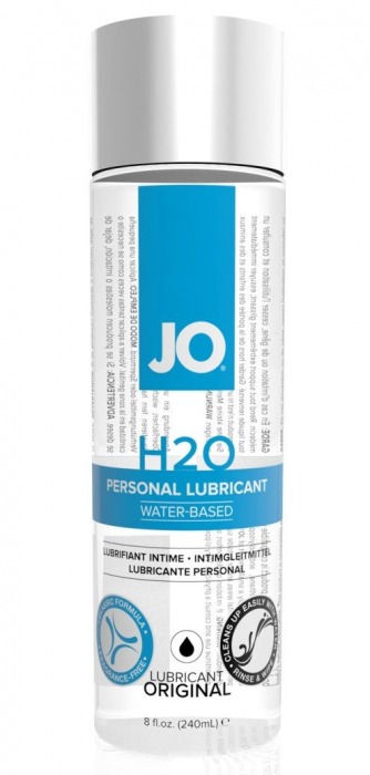 Нейтральный лубрикант на водной основе JO Personal Lubricant H2O - 240 мл. - System JO - купить с доставкой в Ессентуках