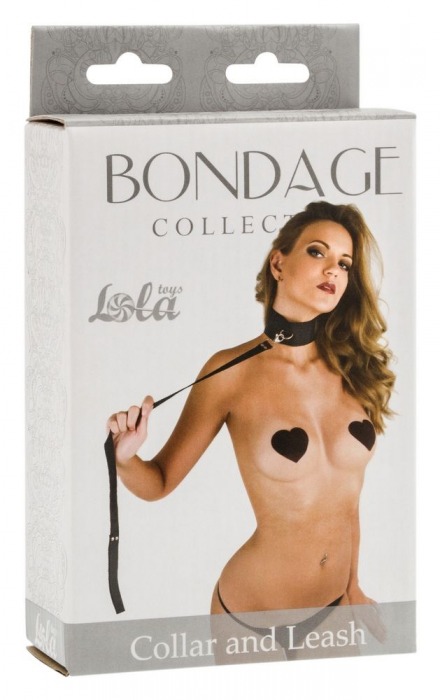 Ошейник Bondage Collection Collar and Leash Plus Size - Lola Games - купить с доставкой в Ессентуках
