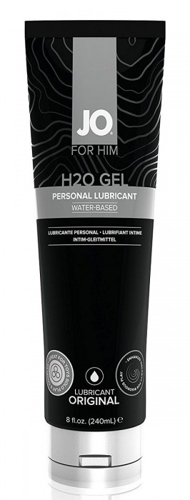 Лубрикант-гель для мужчин JO H2O GEL ORIGINAL - 240 мл. - System JO - купить с доставкой в Ессентуках