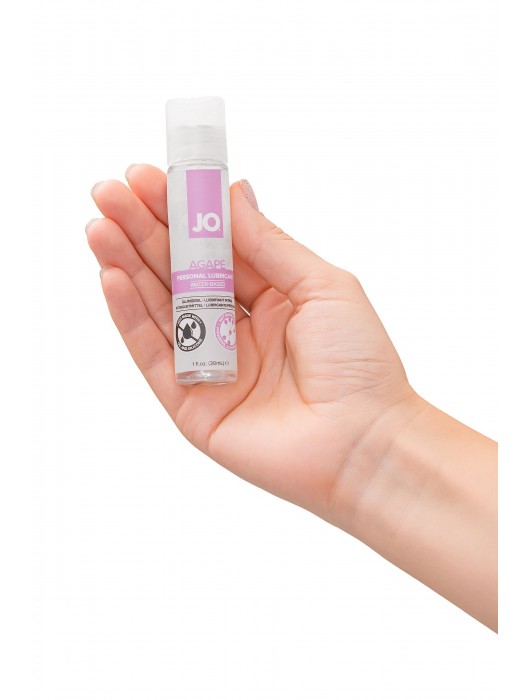 Лубрикант на водной основе для женщин JO AGAPE ORIGINAL - 30 мл. - System JO - купить с доставкой в Ессентуках