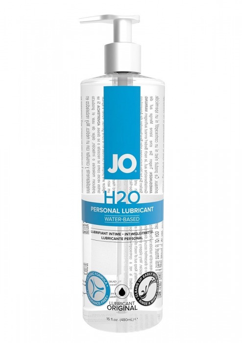 Лубрикант на водной основе JO Personal Lubricant H2O с дозатором - 480 мл. - System JO - купить с доставкой в Ессентуках