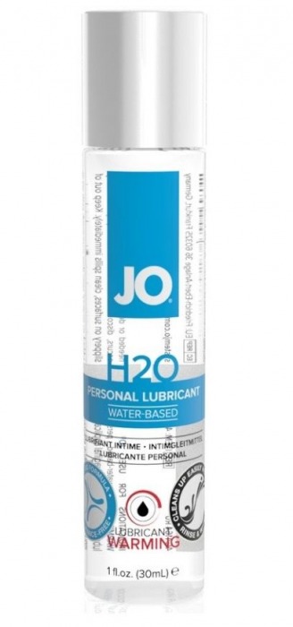 Возбуждающий лубрикант на водной основе JO Personal Lubricant H2O Warming - 30 мл. - System JO - купить с доставкой в Ессентуках