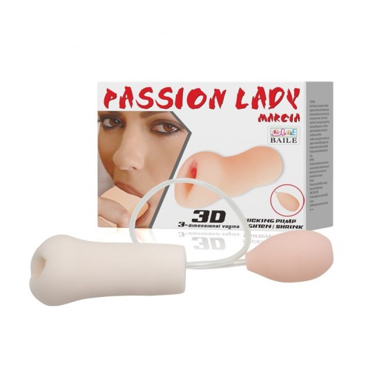 Мастурбатор Passion Lady Marcia с грушей для имитации посасывания - Baile - в Ессентуках купить с доставкой
