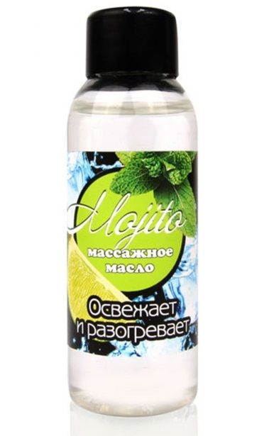 Массажное масло для тела Mojito с ароматом лайма - 50 мл. - Биоритм - купить с доставкой в Ессентуках