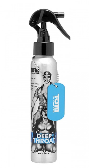 Спрей для лёгкого проникновения во время орального секса Tom of Finland Deep Throat Spray - 118 мл. - Доминирующее кольцо - купить с доставкой в Ессентуках