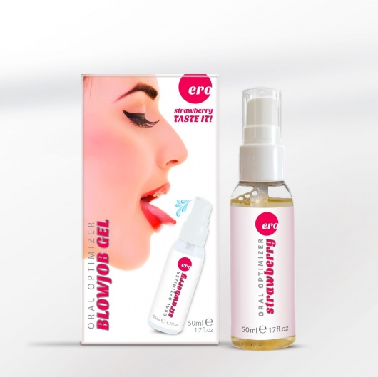 Увлажняющий гель для орального секса с ароматом клубники - 50 мл. - Ero - купить с доставкой в Ессентуках