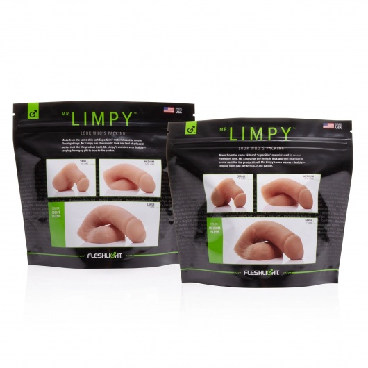 Мягкий имитатор пениса Fleshtone Limpy большого размера - 21,6 см. - Fleshlight - купить с доставкой в Ессентуках