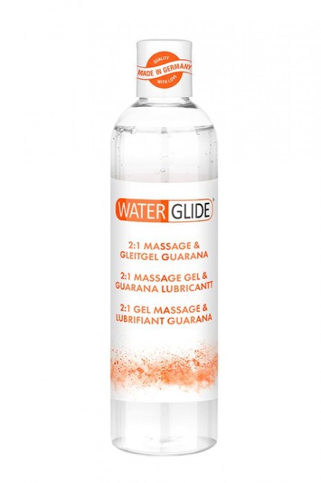 Гель-смазка 2-в-1 MASSAGE   LUBRICANT GUARANA - 300 мл. - Waterglide - купить с доставкой в Ессентуках