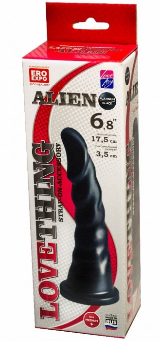 Насадка для трусиков харнесс Alien - 17,5 см. - LOVETOY (А-Полимер) - купить с доставкой в Ессентуках