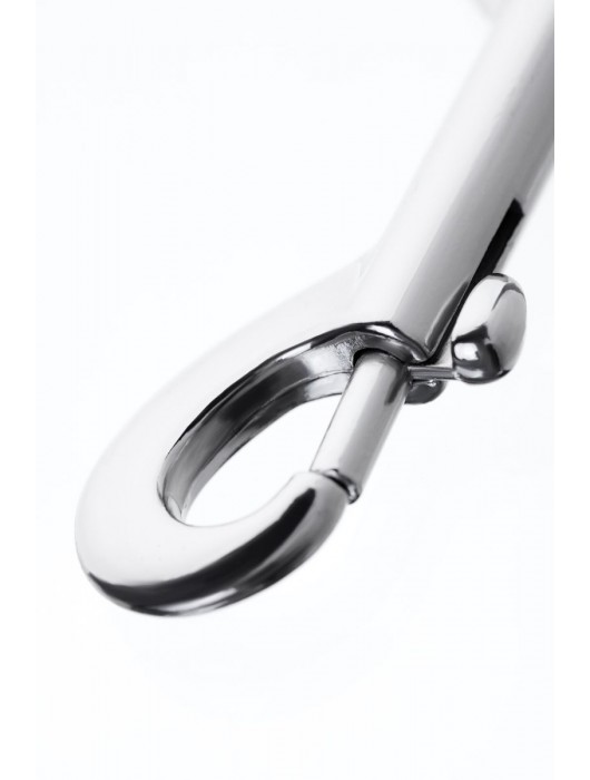 Серебристый двухсторонний карабин TOYFA Metal - ToyFa - купить с доставкой в Ессентуках