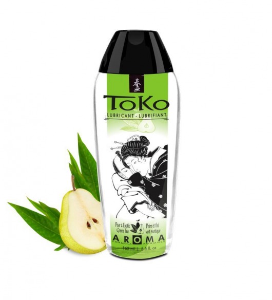 Интимный гель TOKO Pear   Exotic Green Tea с ароматом груши и зеленого чая - 165 мл. - Shunga - купить с доставкой в Ессентуках