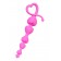 Розовая силиконовая анальная цепочка Sweety - 18,5 см. - ToyFa в Ессентуках Розовая силиконовая анальная цепочка Sweety - 18,5 см. - ToyFa