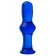 Голубая стеклянная анальная втулка - 12 см. - Sexus в Ессентуках Голубая стеклянная анальная втулка - 12 см. - Sexus