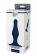 Синяя анальная пробка SILICONE PLUG LARGE - 15,6 см. - Dream Toys