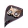 Чёрный стек с совой на кожаном наконечнике - 24 см. - ToyFa - купить с доставкой в Ессентуках