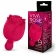 Малиновый вибростимулятор в форме бутона со стебельком - Bior toys в Ессентуках Малиновый вибростимулятор в форме бутона со стебельком - Bior toys