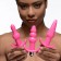 Набор из 3 розовых анальных пробок с вибропулей Thrill Trio Anal Plug Set - XR Brands в Ессентуках Набор из 3 розовых анальных пробок с вибропулей Thrill Trio Anal Plug Set - XR Brands