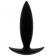 Чёрная мини-пробка для анальной стимуляции BOOTYFUL ANAL PLUG XTRA SMALL BLACK - 9 см. - Dream Toys в Ессентуках Чёрная мини-пробка для анальной стимуляции BOOTYFUL ANAL PLUG XTRA SMALL BLACK - 9 см. - Dream Toys